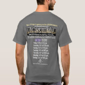 Ironhead ULTIMATE SHIRT - Heeft Show info over bac (Achterkant)