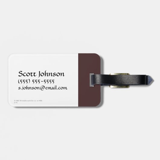 Ironhill Dwarves Shield Icon Bagagelabel (Achterkant horizontaal)