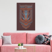 Ironhill Dwarves Shield Icon Canvas Afdruk (Insitu (Woonkamer))