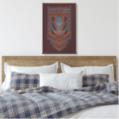 Ironhill Dwarves Shield Icon Canvas Afdruk (Insitu (Slaapkamer))