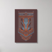 Ironhill Dwarves Shield Icon Canvas Afdruk (Voorkant)