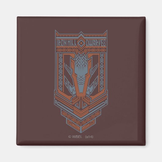 Ironhill Dwarves Shield Icon Magneet (Voorkant)