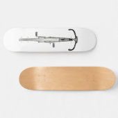 Ironic Bike Riding Persoonlijk Skateboard (Horizontaal)