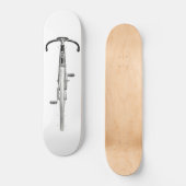 Ironic Bike Riding Persoonlijk Skateboard (Voorkant)