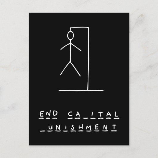 Ironic Hangman Briefkaart (Voorkant)