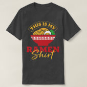 Ironic Quote Ramen Noodles Japanse Food Premium T-shirt (Design voorkant)