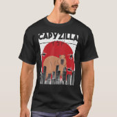 Ironic Rodent Capybara Witty Animal Lifet T-shirt (Voorkant)