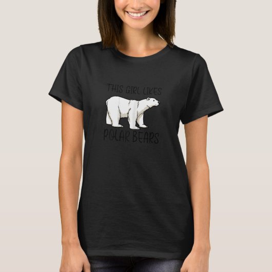 Ironic Saying Cute Polar Bears Wilderness T-shirt (Voorkant)
