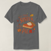 Ironic Sibling zal zuster zijn voor Pie Funny dan T-shirt (Design voorkant)