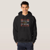 Ironic Waffle Quote Pancake Hobby Chef Hoodie (Voorkant volledig)