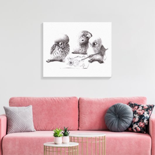 Ironical Artist Ownership Canvas Afdruk (Insitu (Woonkamer))