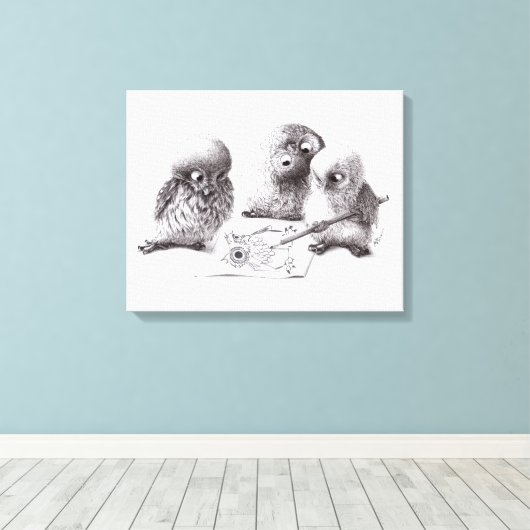 Ironical Artist Ownership Canvas Afdruk (Insitu (Houten vloer))