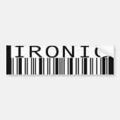 ironicbmpr bumpersticker (Voorkant)