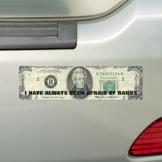 ironie bumpersticker (Op auto)