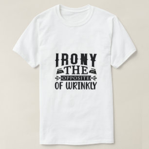 Ironie Het tegenovergestelde van Gerimpeld Artisti T-shirt