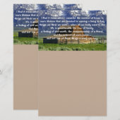 Ironies of Life Inspirerend Briefpapier (Voorkant / Achterkant)