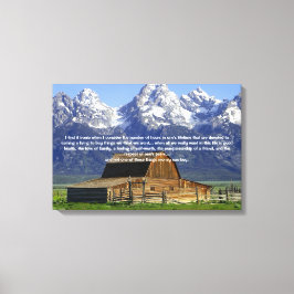 Ironies of Life Inspirerend Canvas Afdruk