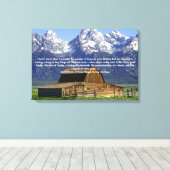 Ironies of Life Inspirerend Canvas Afdruk (Insitu (Houten vloer))