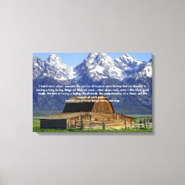 Ironies of Life Inspirerend Canvas Afdruk