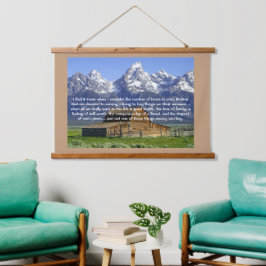Ironies of Life Inspirerend Hangend Wandkleed