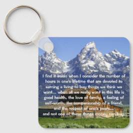 Ironies of Life Inspirerend Sleutelhanger