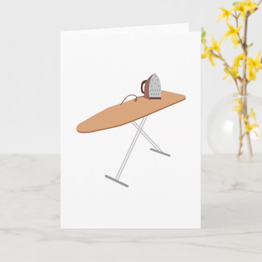 Ironing Board Kaart (Gele Bloem)