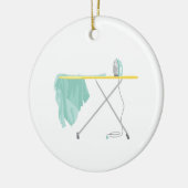 Ironing Board Keramisch Ornament (Links)