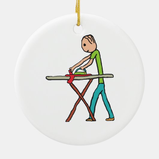 Ironing Keramisch Ornament (Achterkant)