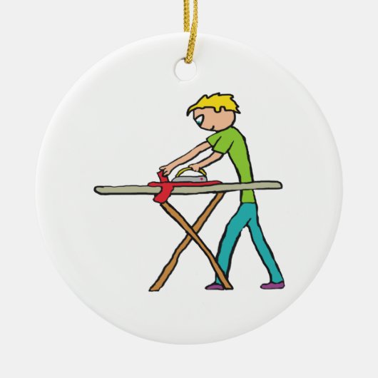 Ironing Keramisch Ornament (Voorkant)