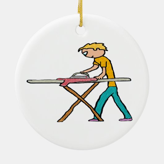 Ironing Keramisch Ornament (Achterkant)