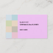 Ironing Service-Visitekaartjes Visitekaartje (Achterkant)