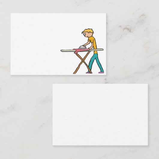 Ironing Visitekaartje (Voorkant / Achterkant)