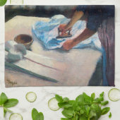 Ironing Woman Degas Theedoek (Gevouwen)