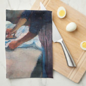 Ironing Woman Degas Theedoek (Quarter Fold)