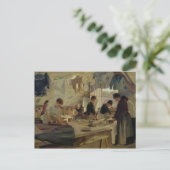 Ironing Workshop in Trouville, 1888 Briefkaart (Staand voorkant)