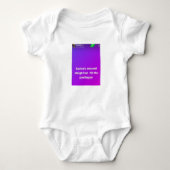 Ironisch en Absurd babykleding voor de sarcastisch Romper (Voorkant)