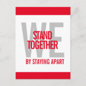 Ironisch genoeg blijven we samen uit elkaar briefkaart (Voorkant)