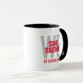 Ironisch genoeg blijven we samen uit elkaar mok (Voorkant rechts)