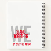 Ironisch genoeg blijven we samen uit elkaar notitieboek (Achterkant)