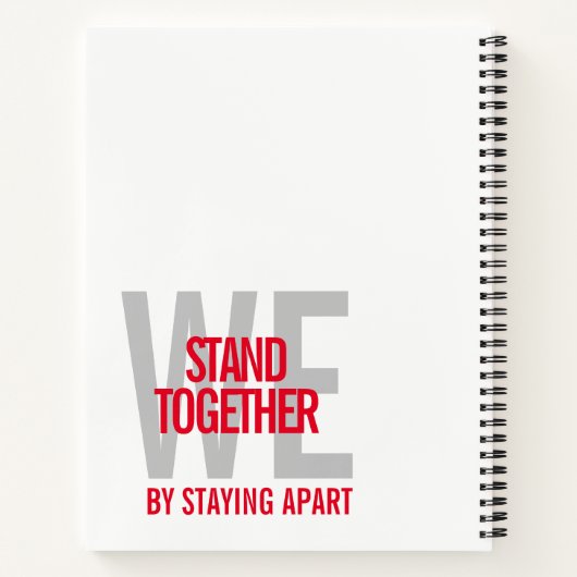 Ironisch genoeg blijven we samen uit elkaar notitieboek (Achterkant)