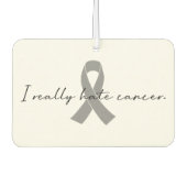 Ironisch genoeg haat ik kanker echt | Willekeurig  Luchtverfrisser (Voorkant)