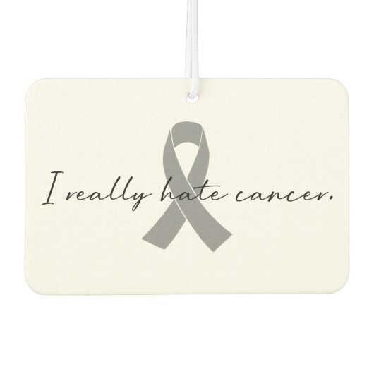 Ironisch genoeg haat ik kanker echt | Willekeurig  Luchtverfrisser (Voorkant)