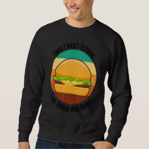 Ironisch Gezegde denkt na over Burgers Hobby Chef Trui