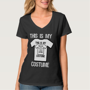 Ironisch meta-halloween voor mannen en vrouwen t-shirt