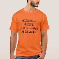 Ironisch Oranje T-shirt