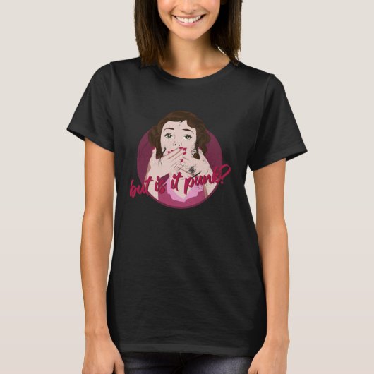 Ironisch punk 1 t-shirt (Voorkant)