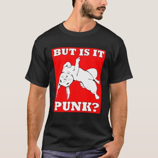 Ironisch punk 6 t-shirt (Voorkant)