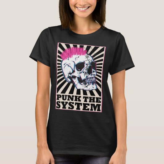 Ironisch punk 7 t-shirt (Voorkant)