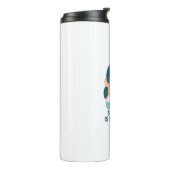 Ironisch vredescitaat Sarcastisch feministisch sta Thermosbeker (Gedraaid links)