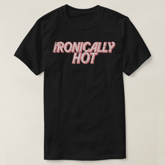 Ironisch warm t-shirt (Design voorkant)